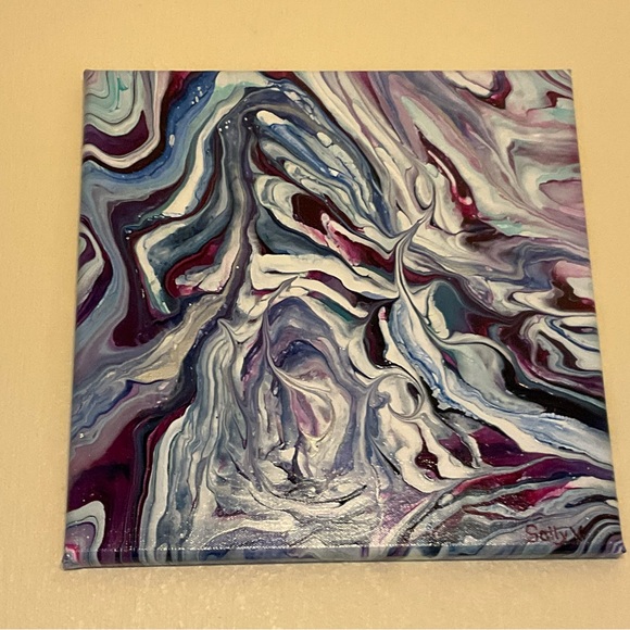 ‘Marble’ Abstract Art Painting - Picture 2 of 11